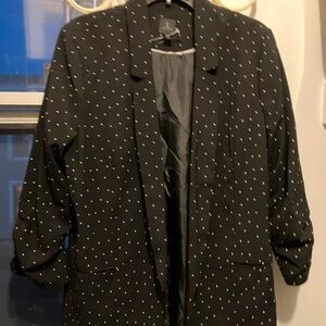 Jules & Leopold Black Blazer with White Dots